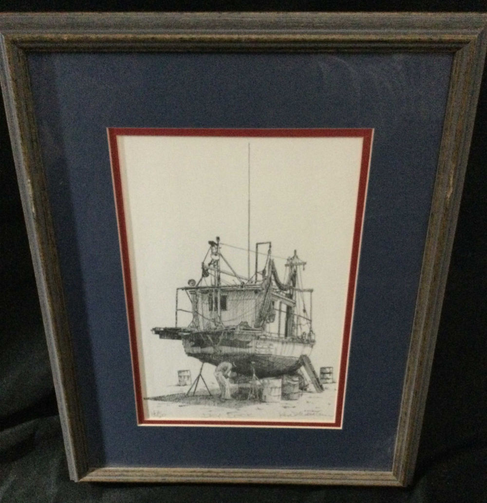 Lot 177: Ken Matthews Signed Limited Edition Print DRY DOCK