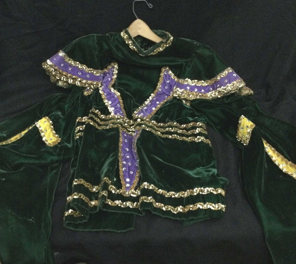 Lot 190: Vintage Mardi Gras Outfit