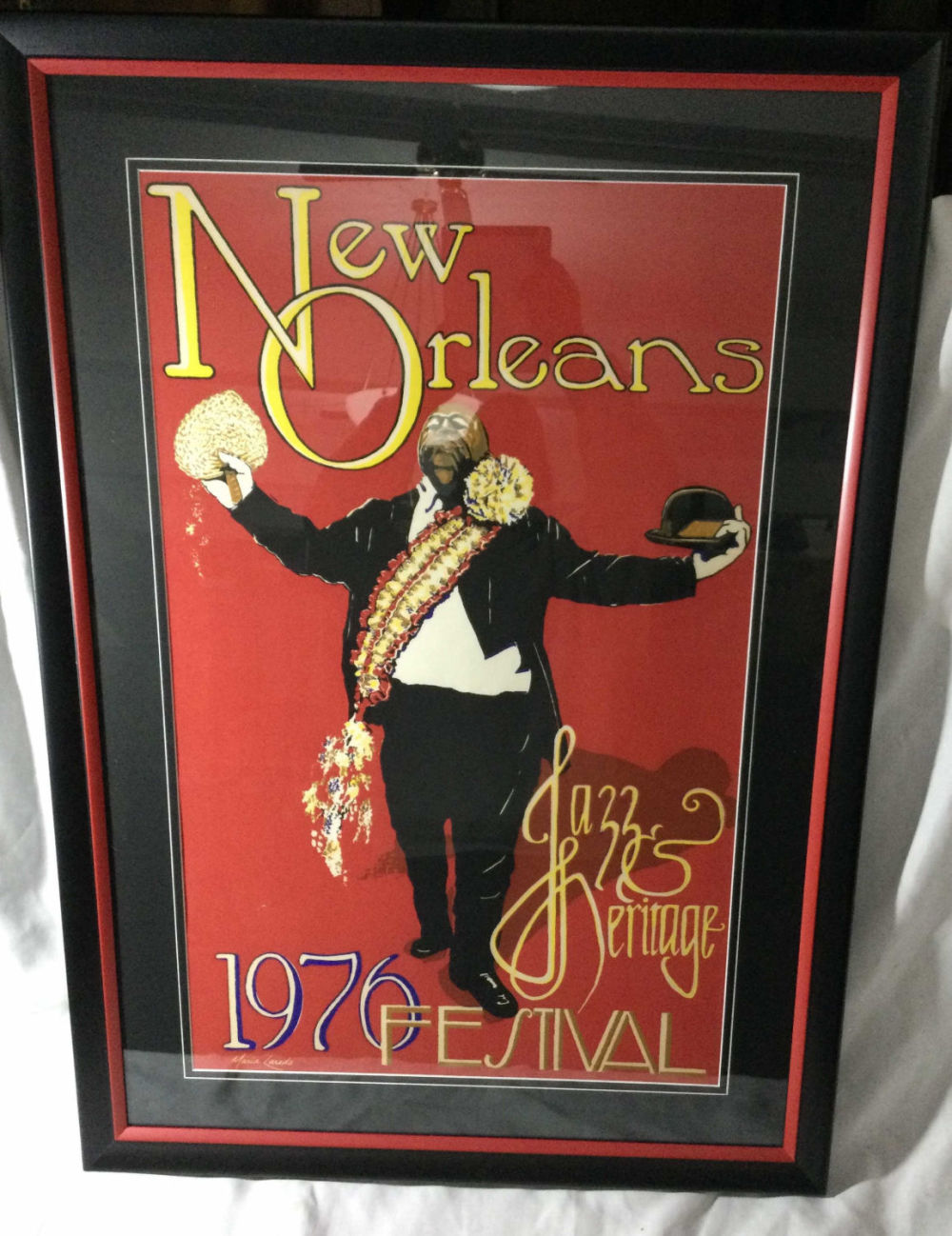 Lot 197: 1976 Advertising Framed Poster for the New Orleans