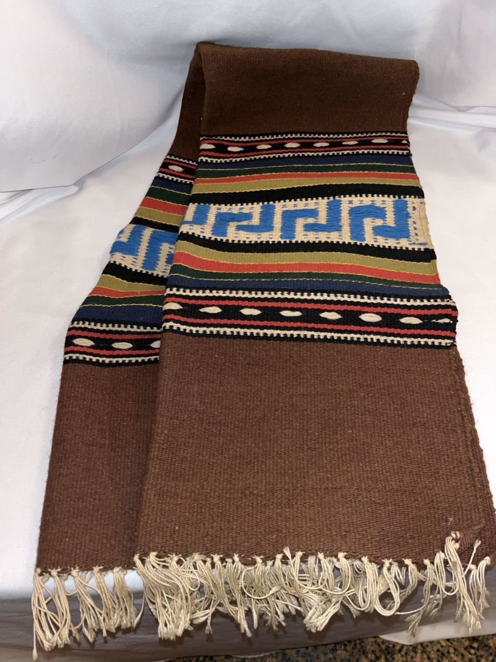 Lot 137: First Nations Motif Table Runner