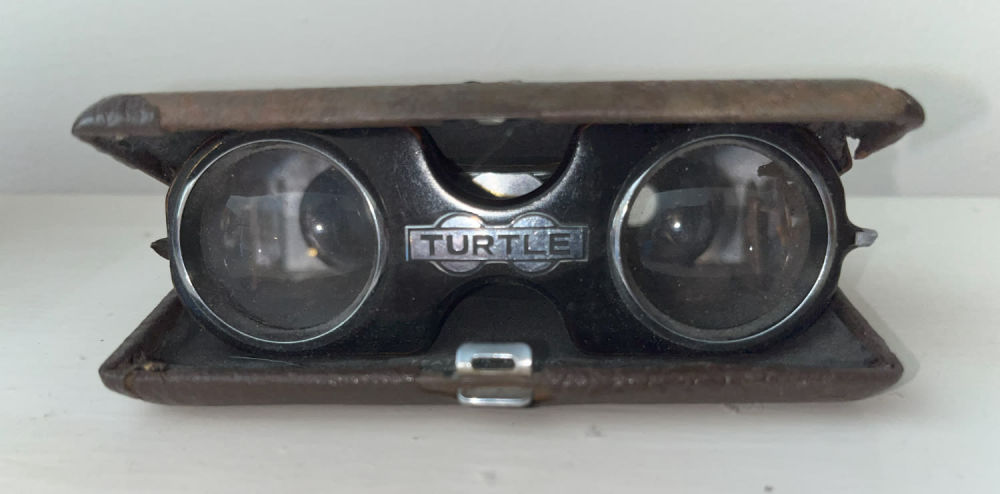 Lot 144: Vintage Turtle Opera Glasses