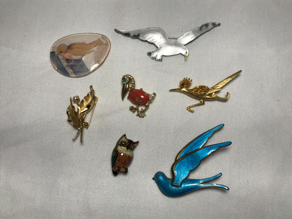 Lot 173: Bird Brooch Collection - 1 Sterling