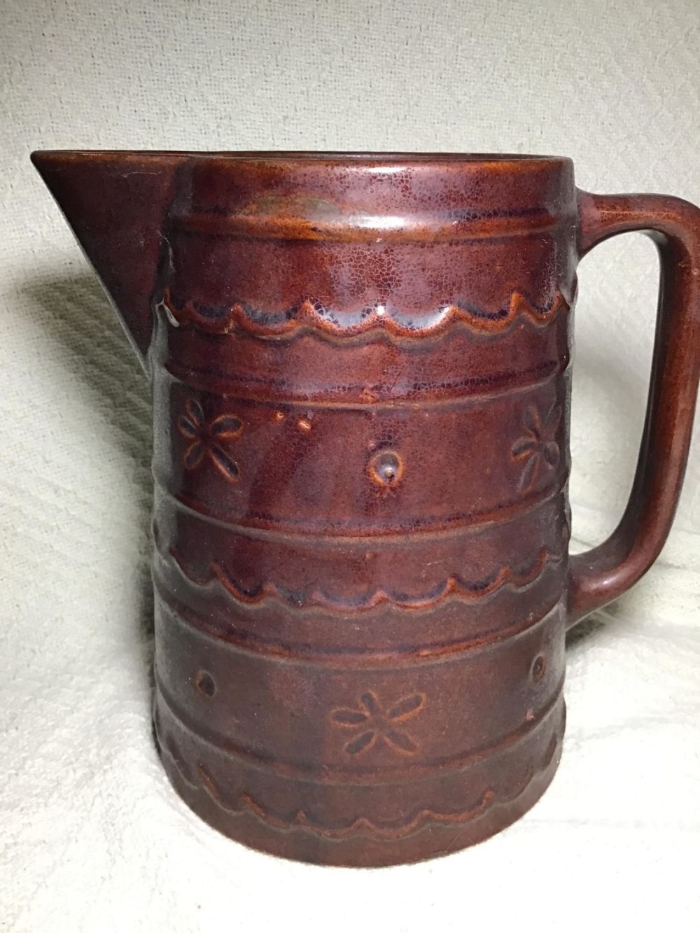 Lot 234: Stoneware Marcrest Ovenproof Jug