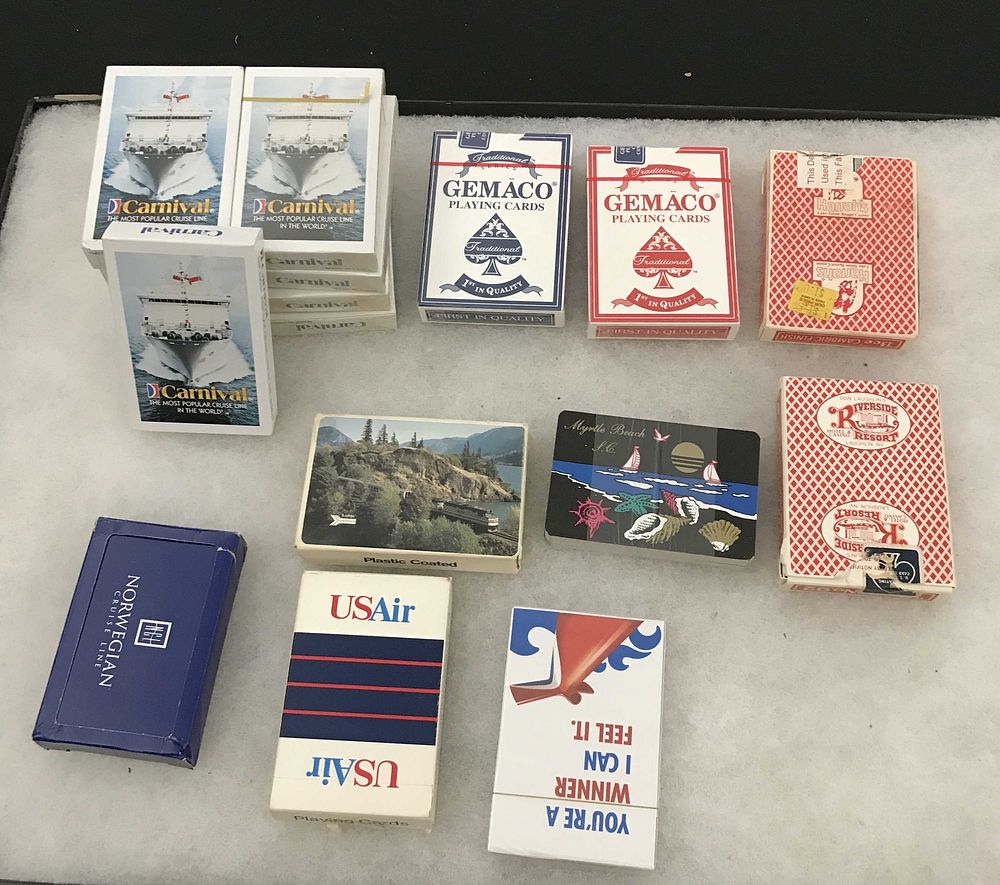 Lot 179: 18 Packs of Playing Cards