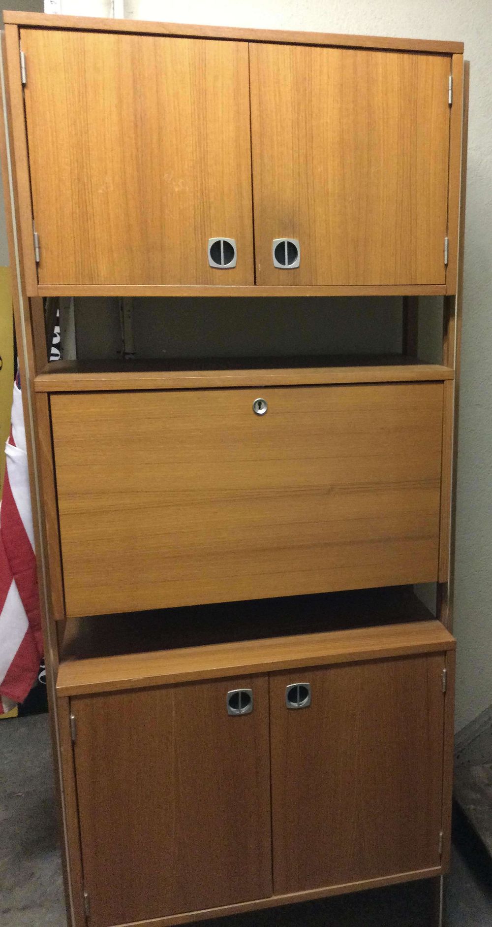Lot 189: Swedish Kitchen Cabinet w/ Key