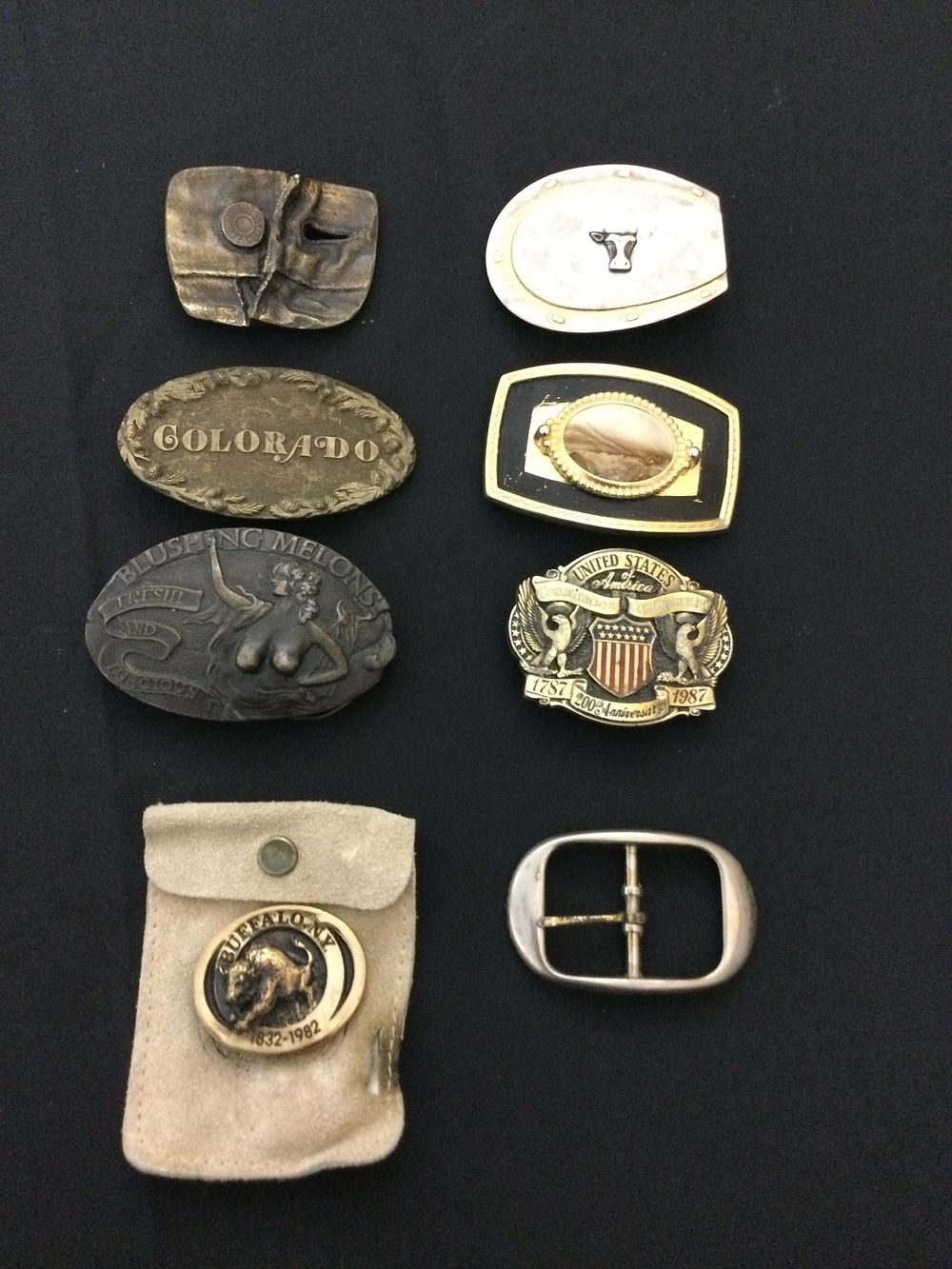 Lot 200: Belt Buckle Collection (8)
