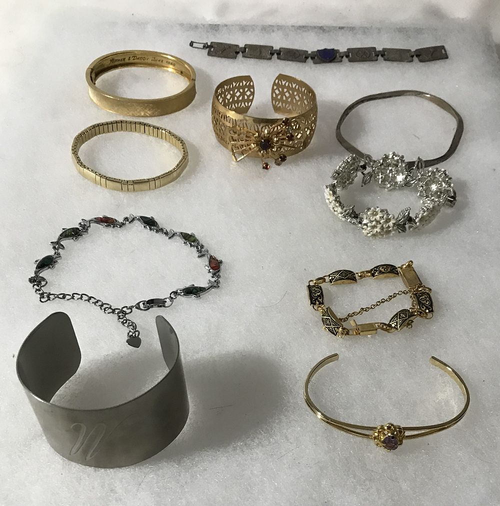 Lot 205: Costume Bracelet Collection