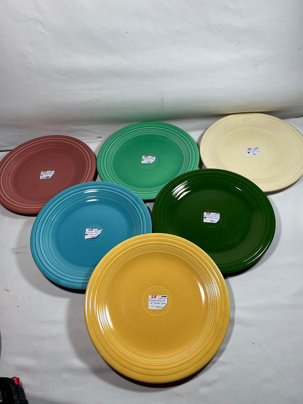 Lot 228: Vintage Fiesta 10 inch Plates (6)
