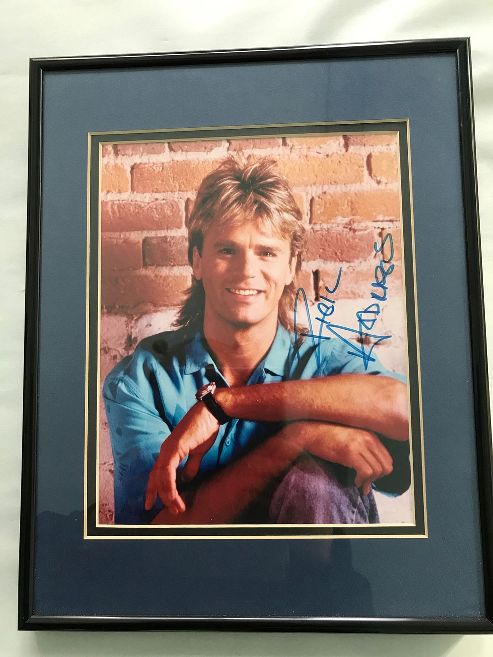 Lot 109: Authenticated Signed Framed Photo MacGyver
