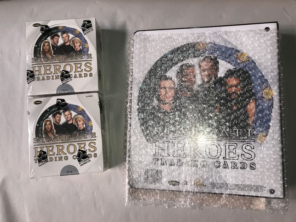Lot 143: Stargate Heroes Trading Cards & Album