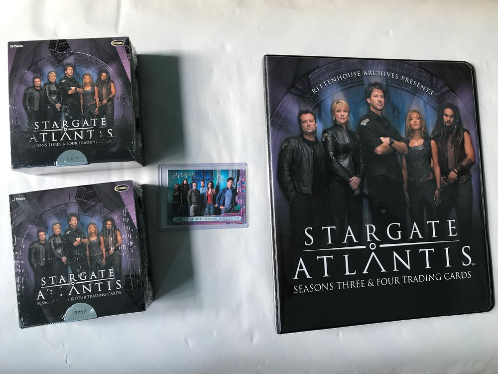 Lot 147: Stargate Atlantis Seasons 3 & 4 Trading Cards