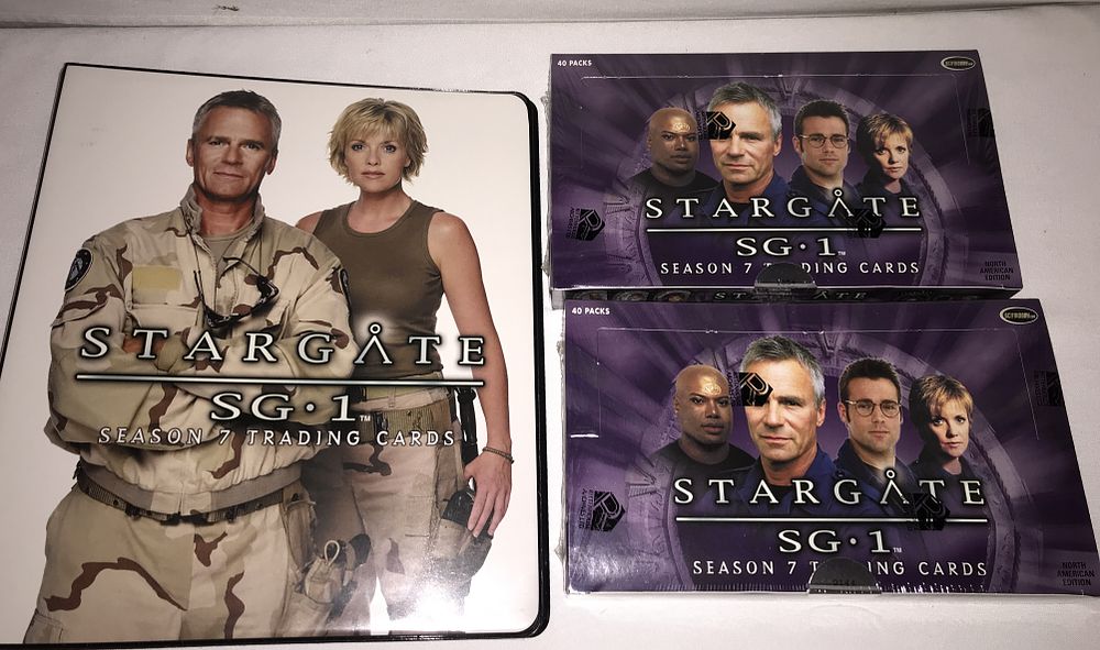 Lot 151: Stargate SG1 Season 7 Trading Card Collection