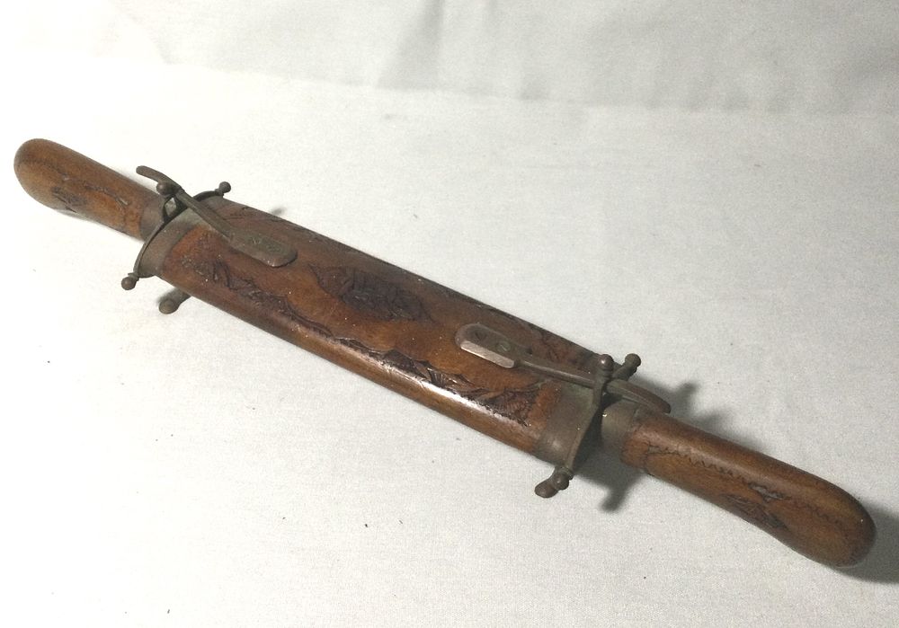 Lot 222: Indian Carving Set knife and fork marked
