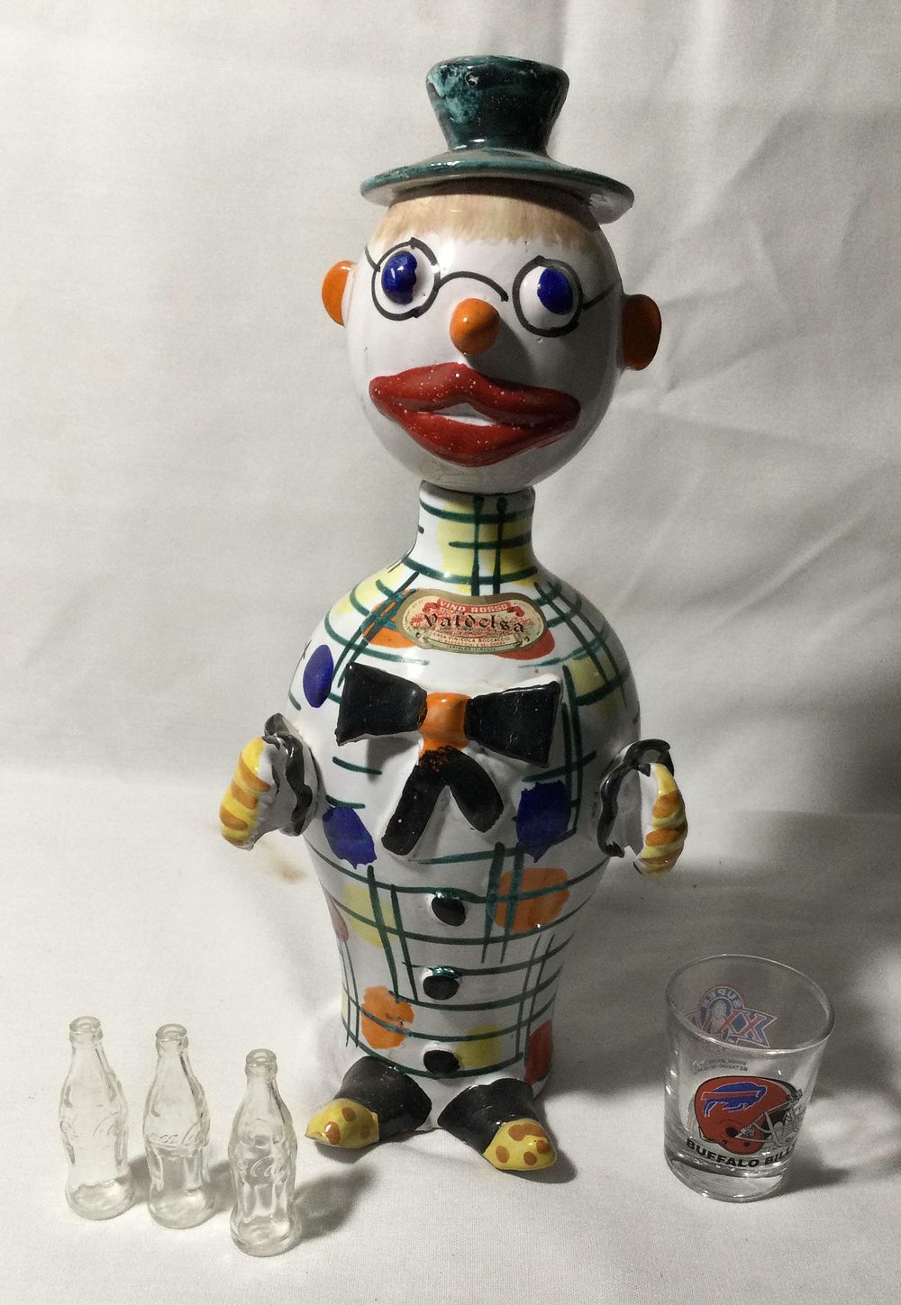 Lot 233: BARSOTTINI VINO ROSSFO Clown Decanter