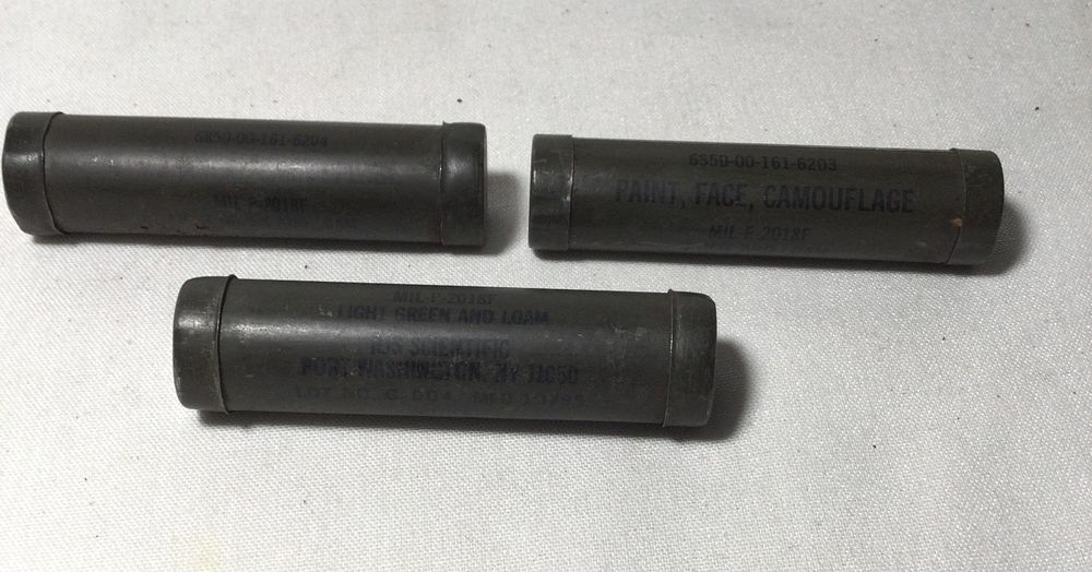 Lot 232: Military Face Paint Camouflage 3 Tubes