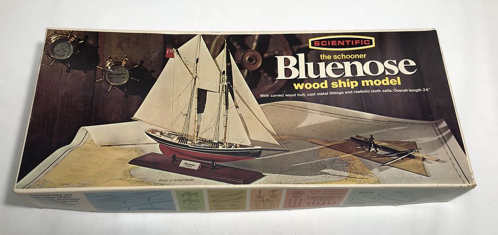Lot 158: Bluenose Wood Ship Model in org box