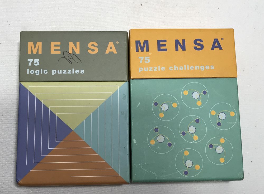 Lot 161: Mensa Puzzles (2)