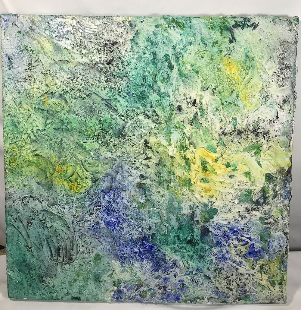 Lot 179d: MEANDERING by Enid Edelman Acrylic
