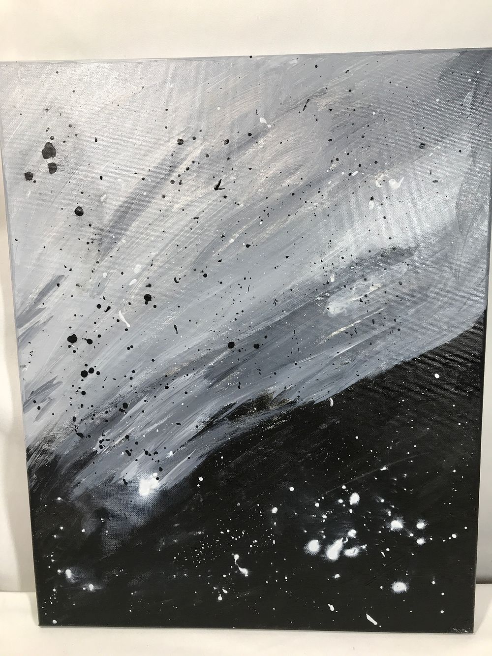 Lot 186a: Enid Edelman MOON SCAPE Acrylic