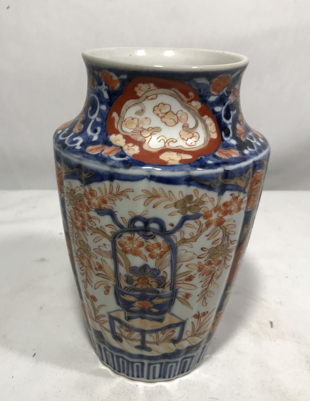 Lot 262: Vintage Floral Vase / Plant Holder