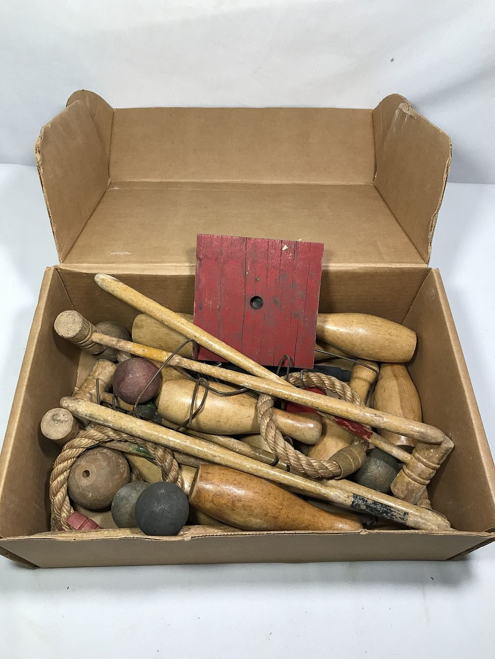Lot 276: Old Wooden Games