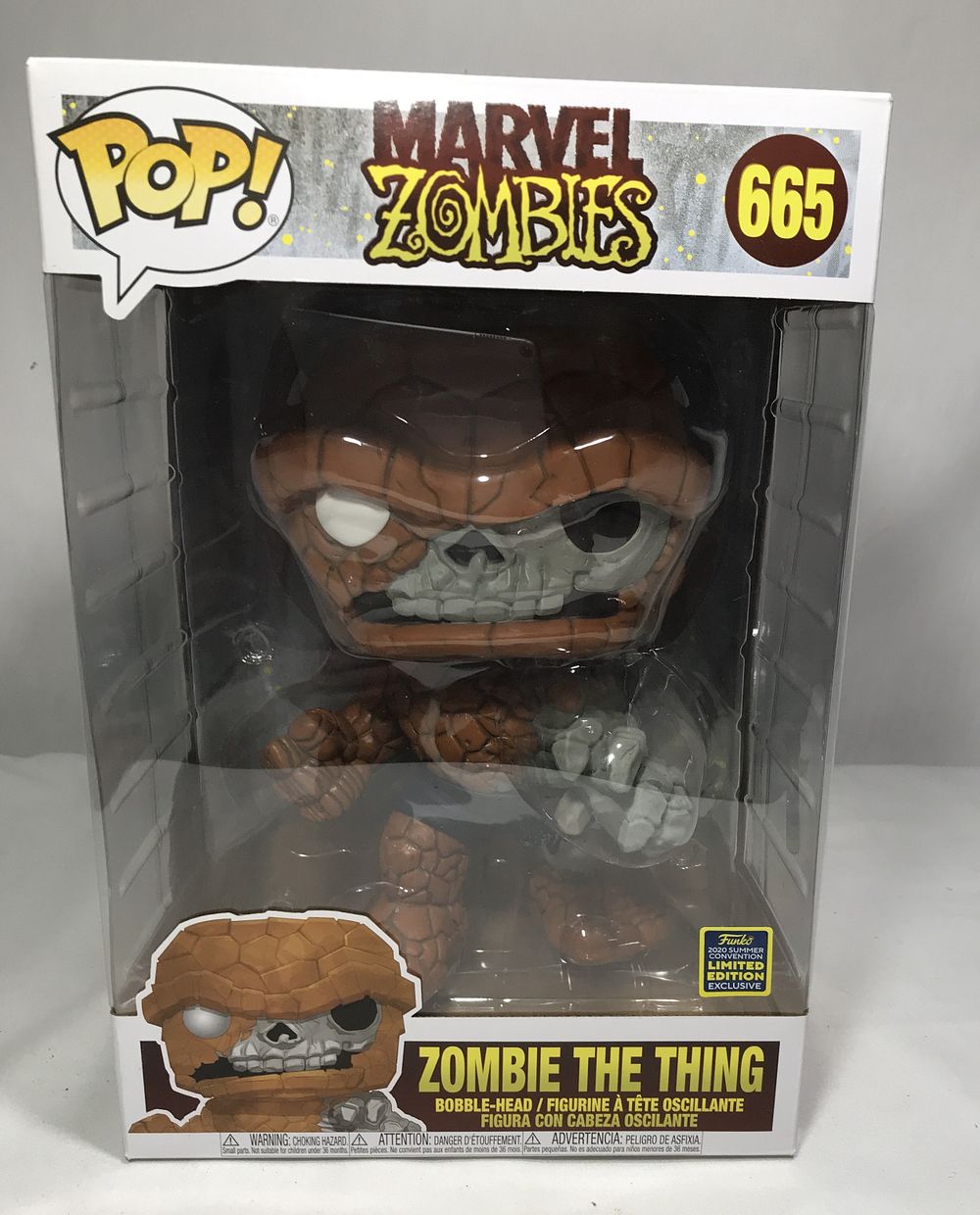 Lot 285: Marvel Zombie Funko Pop! The Thing New in Box