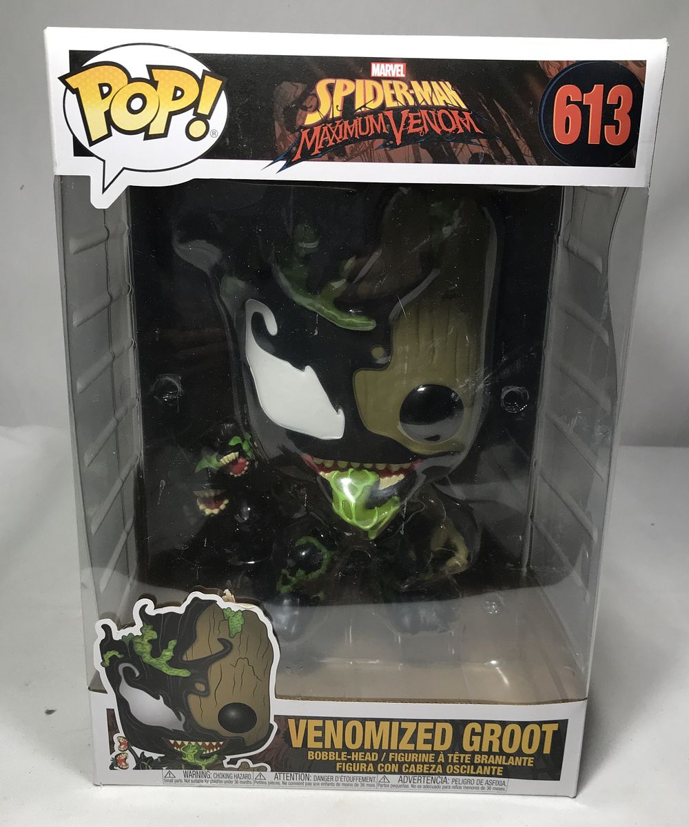 Lot 286: Marvel Zombie Funko Pop Venomized Groot New in Box