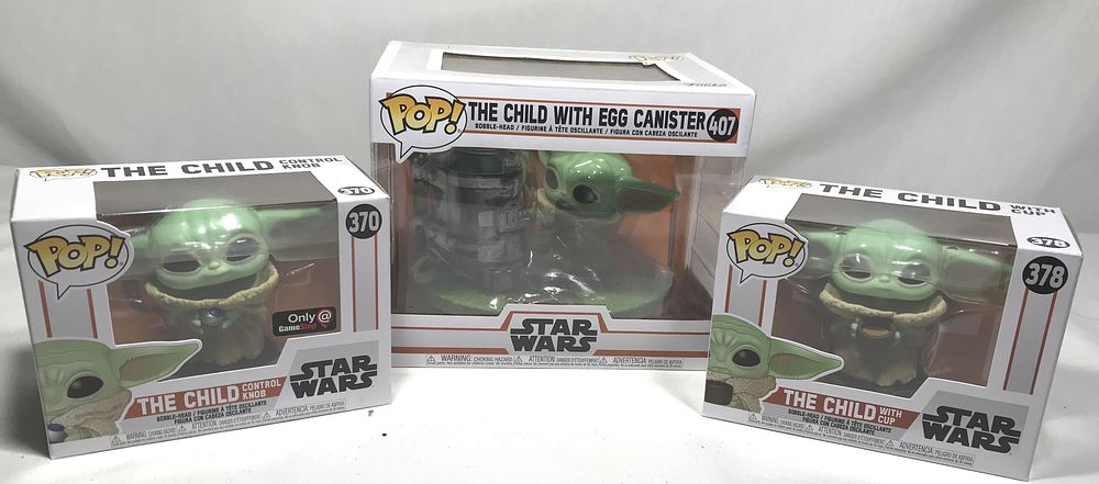Lot 289: Star Wars The Child Funko Pop Set of 3