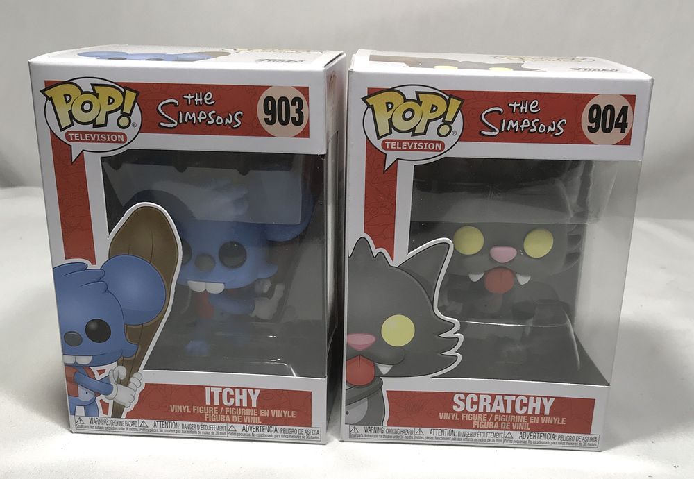 Lot 290: The Simpsons Funko Pop New in Boxes