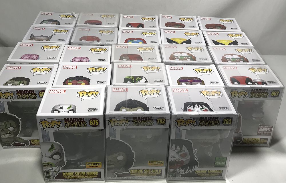 Lot 297: Marvel Zombie Funko Pop set of 23