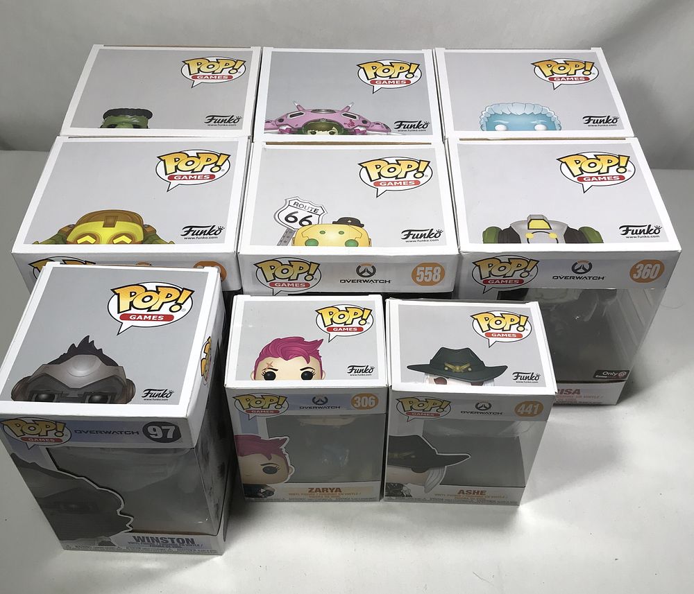 Lot 300: Funko POP Games Overwatch Collection