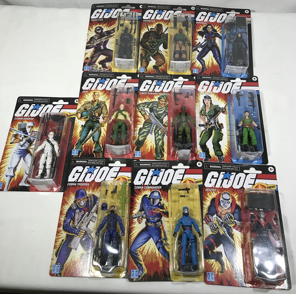 Lot 322: GI Joe Figurines, set of 10 (2020)