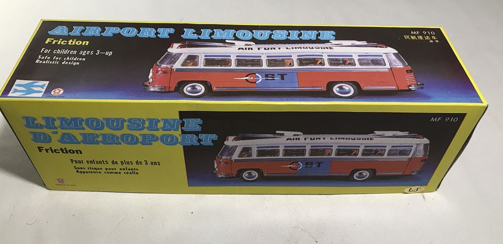 Lot 330: Vintage Airport Limousine Toy