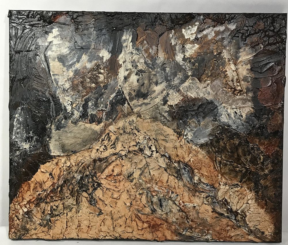 Lot 1202: Enid Edelman ROCKY OVERLOOK Abstract Art
