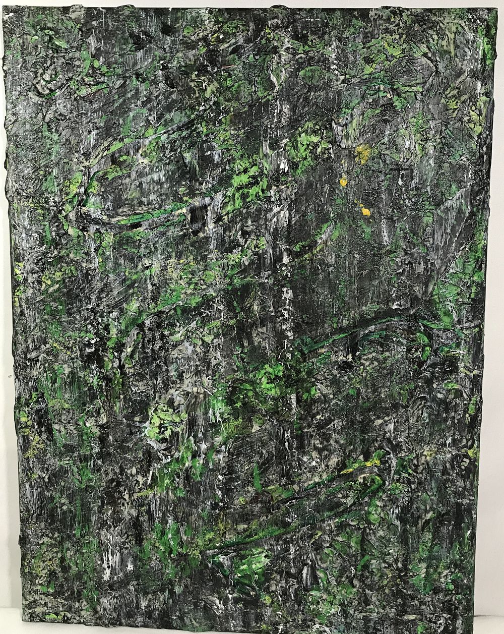 Lot 1216: Enid Edelman RAINFOREST Abstract Art