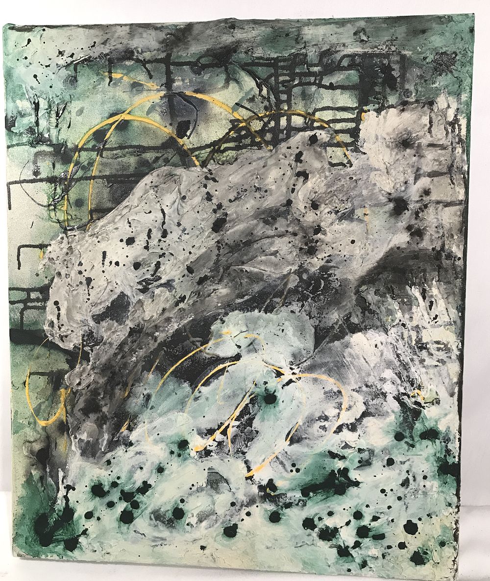 Lot 1217: Enid Edelman Abstract Art MOMENTARY ESCAPE