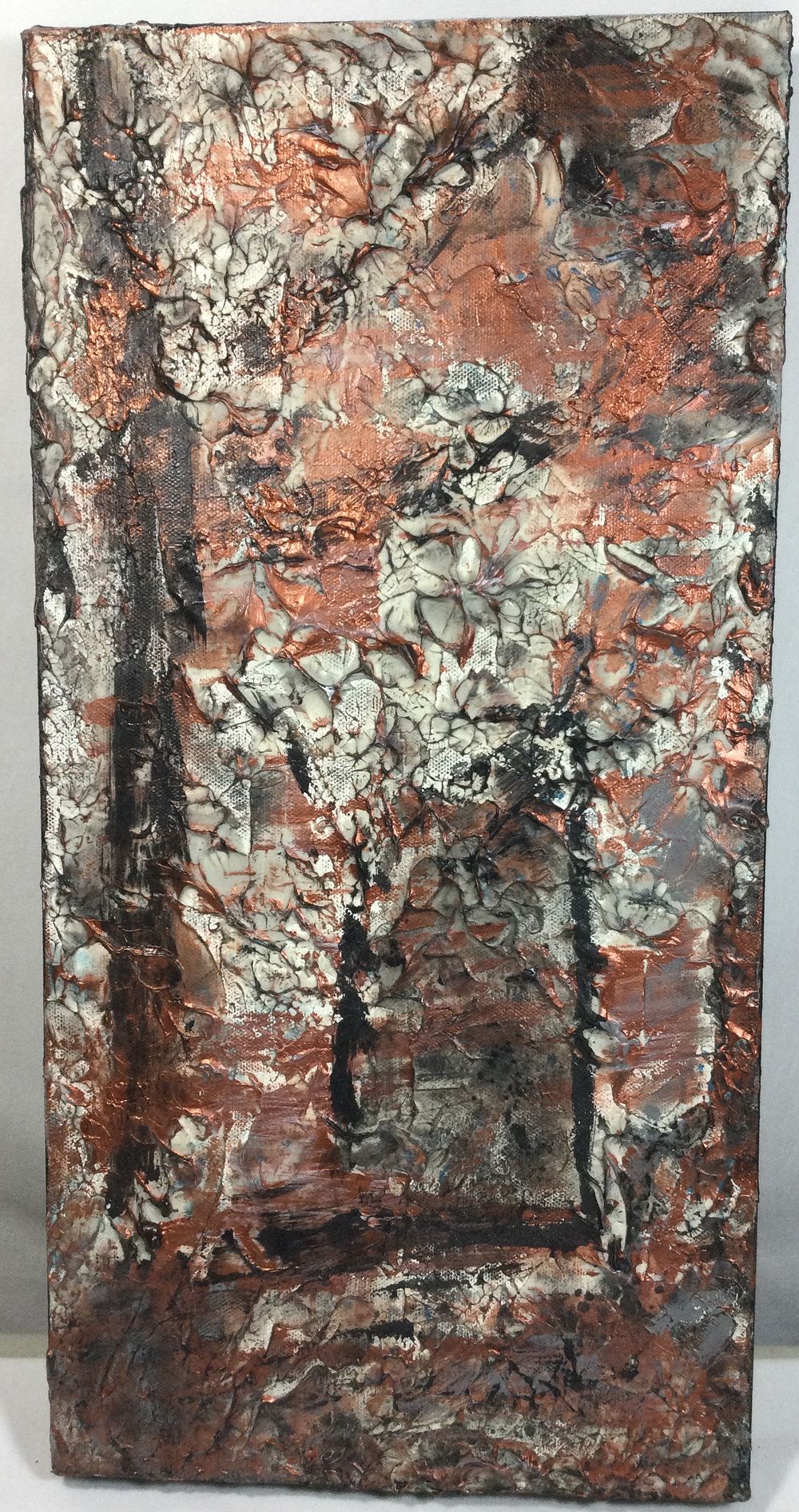Lot 1230a: AUTUMN by Enid Edelman Acrylic on Canvas