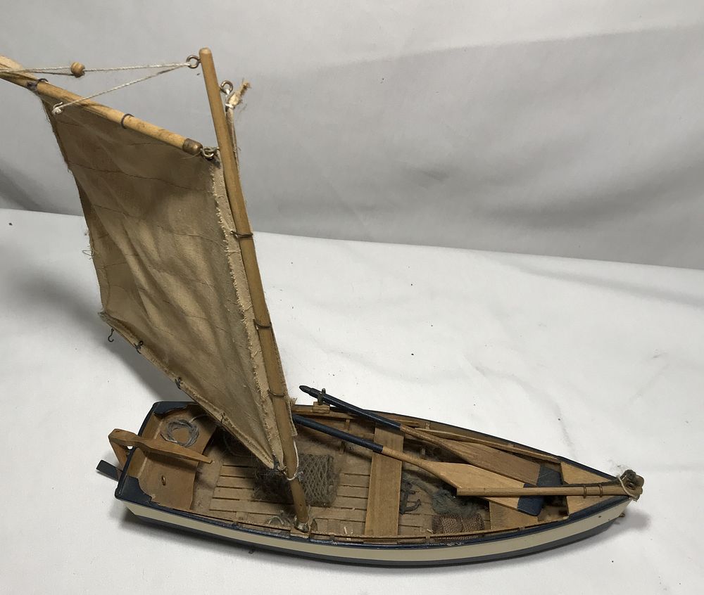 Lot 369: Vintage Wooden Sail Boat