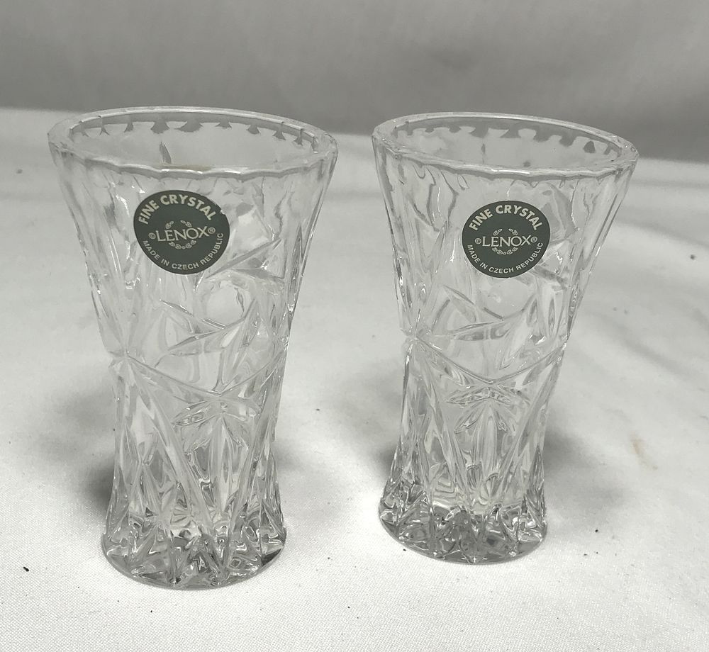 Lot 373: Lenox Candle Holders - Pair