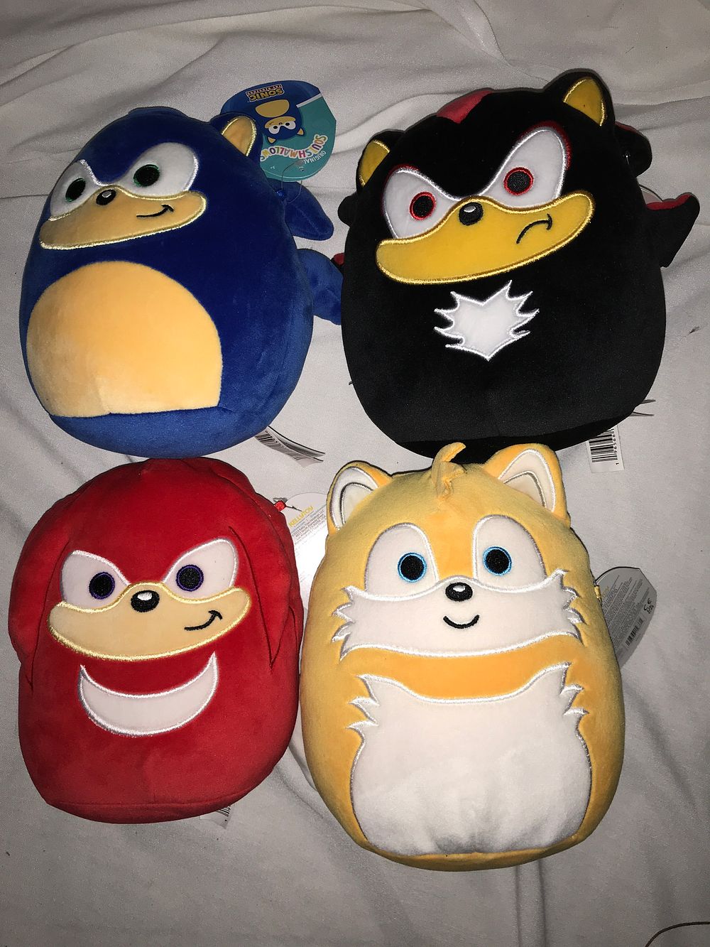 Lot 377: Sonic The Hedgehog Squishmallows (4)