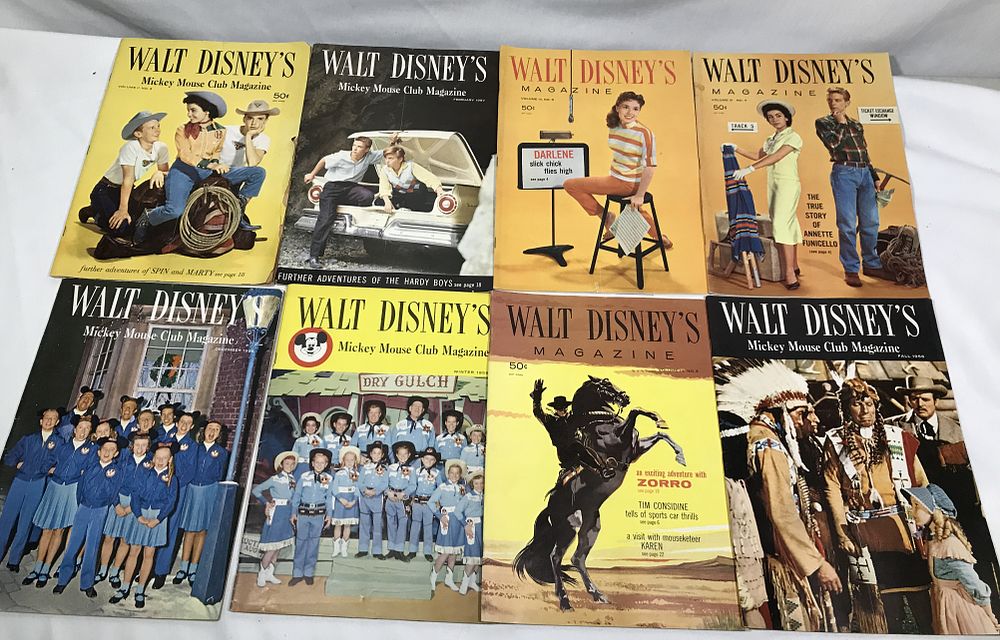 Lot 385: Walt Disney / Mickey Mouse Club Magazines