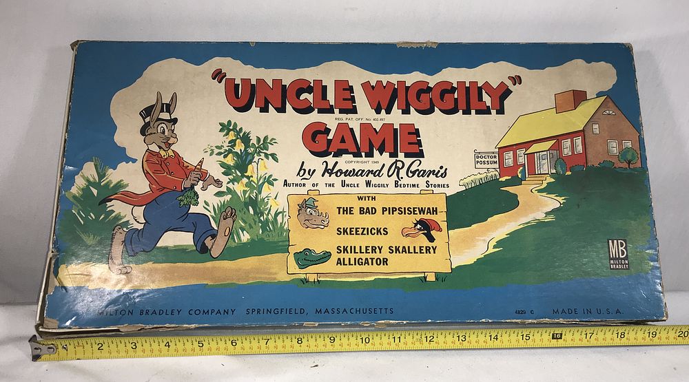 Lot 542: Vintage Uncle Wiggly Board Game