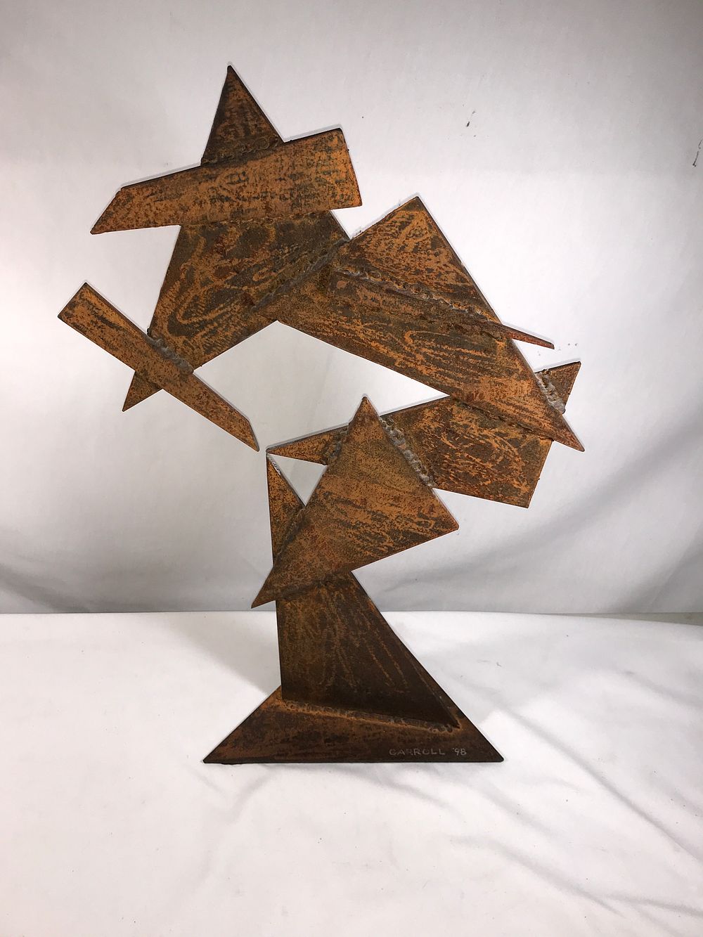 Lot 1197: Abstract Metal Sculpture by Carroll ‘98