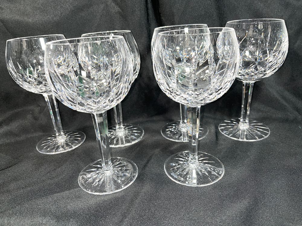 Lot 471: Waterford Ballon Wine Glasses (6)