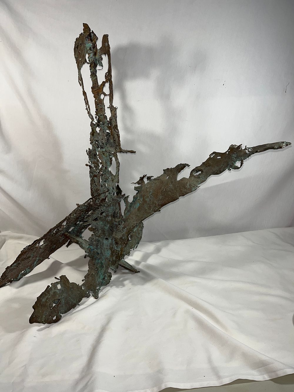 Lot 1195: Abstract Metal Sculpture