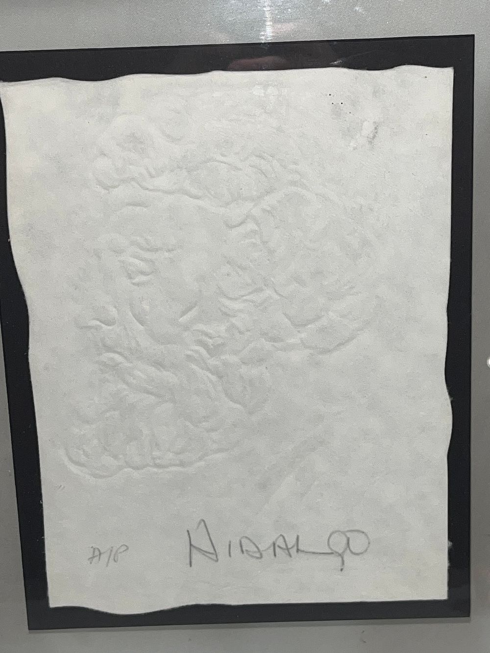 Lot 1248: Ariel Hidalgo FACING ETERNITY Mixed Media