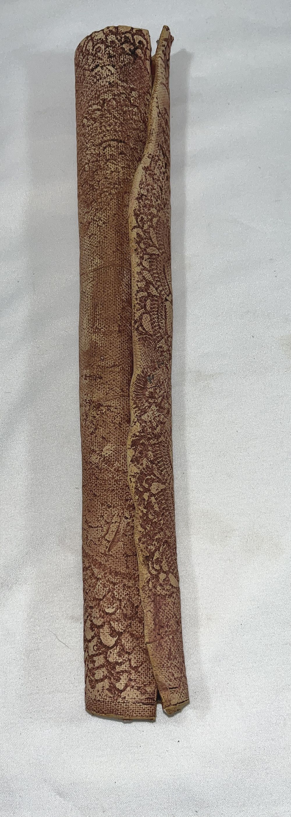 Lot 1250: Clay Tapestry Style Wall Vase