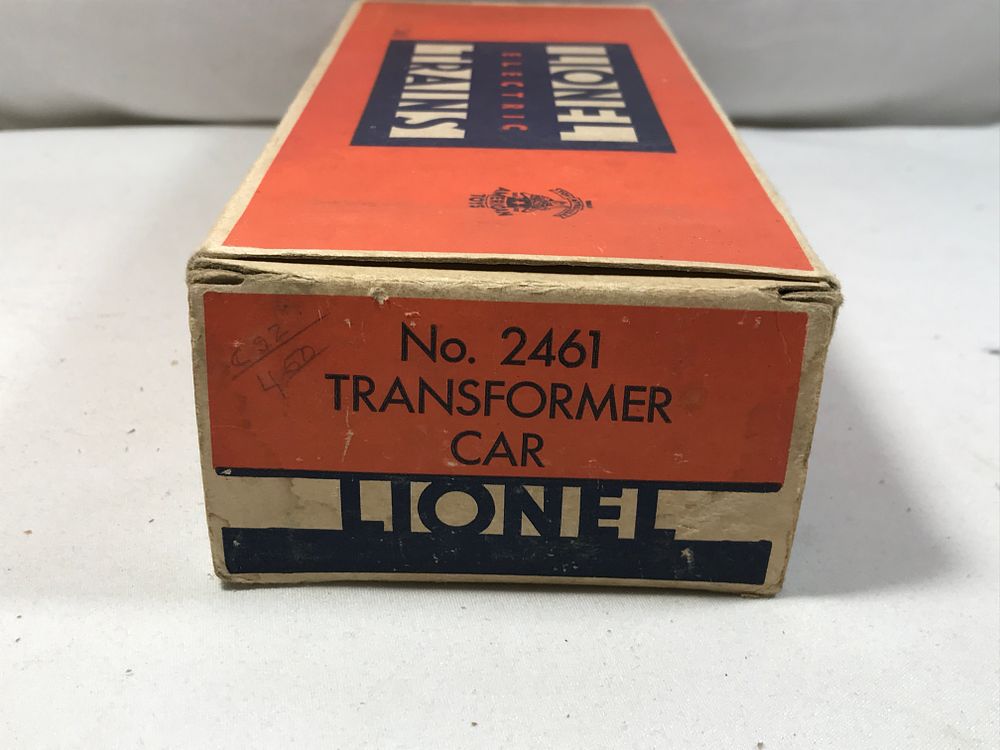 Lot 187c: Lionel No. 2461 Transformer Car in org box