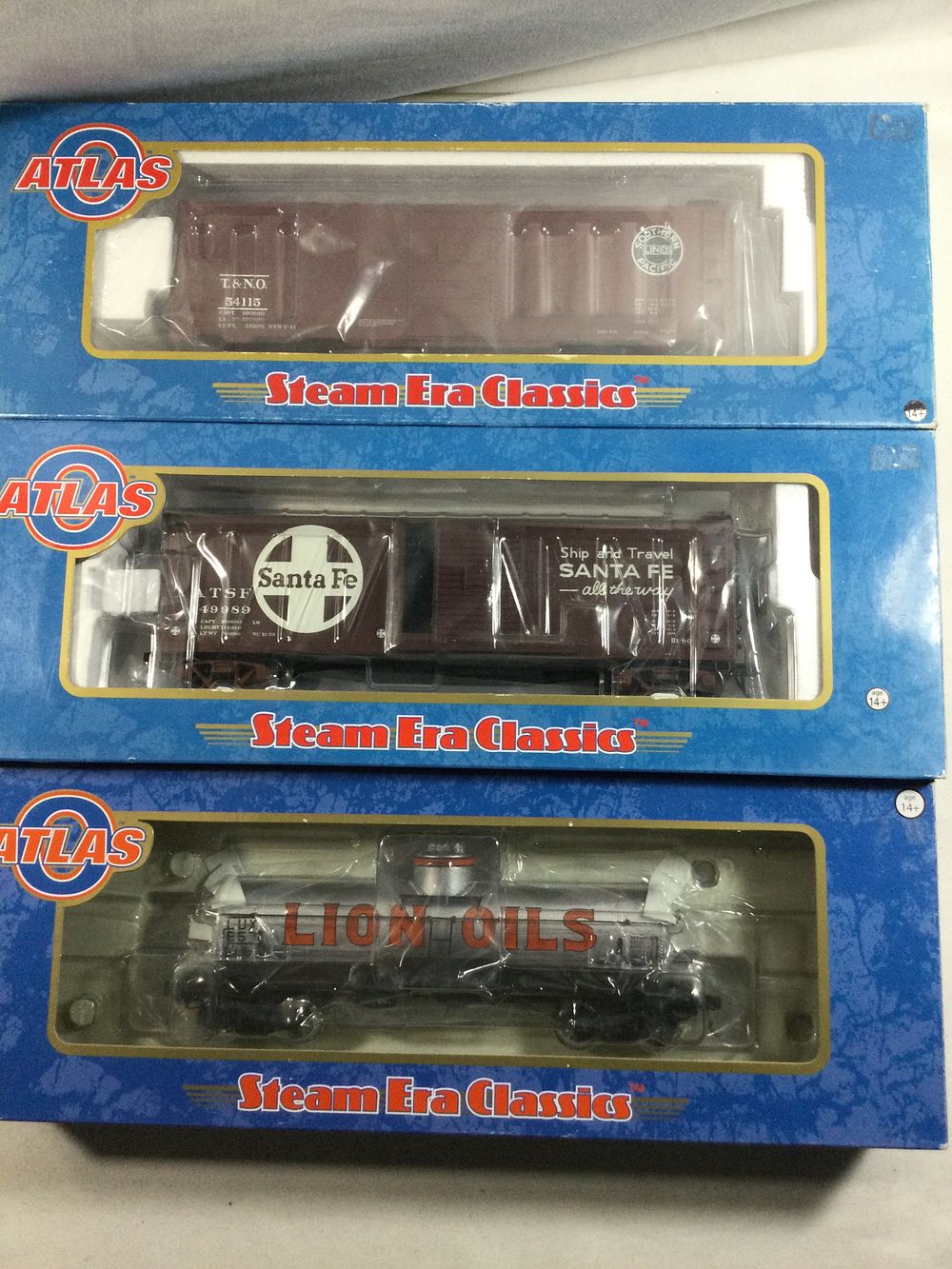 Lot 267: Atlas Steam Era Classics 3 Car Collection