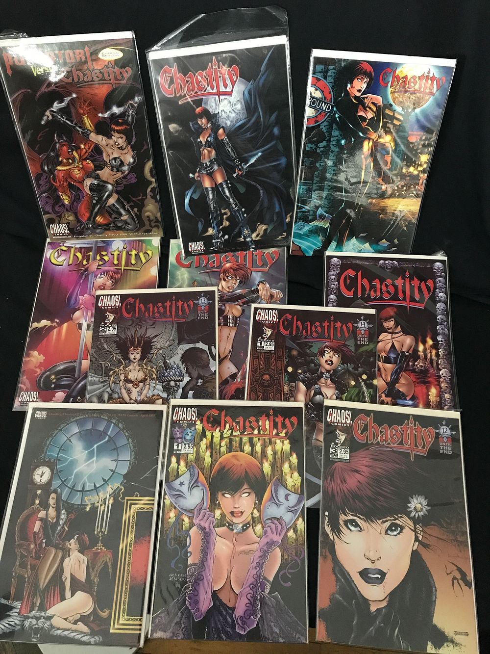 Lot 290: Chaos Comics Chastity Collection